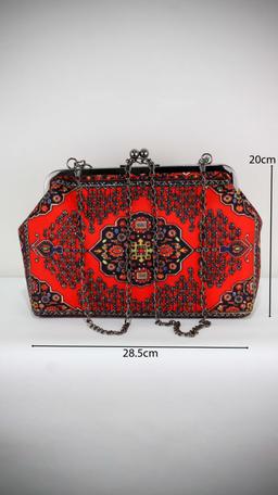 ست کیف نوستالژی و کفش پاشنه دار کد 20