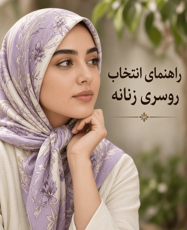 راهنمای انتخاب روسری زنانه برای استایل‌های مختلف