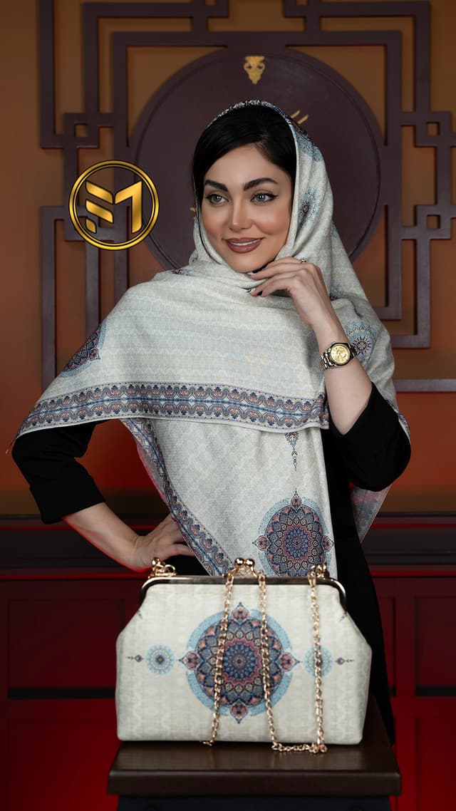 ست کیف نوستالژی و روسری کد 34