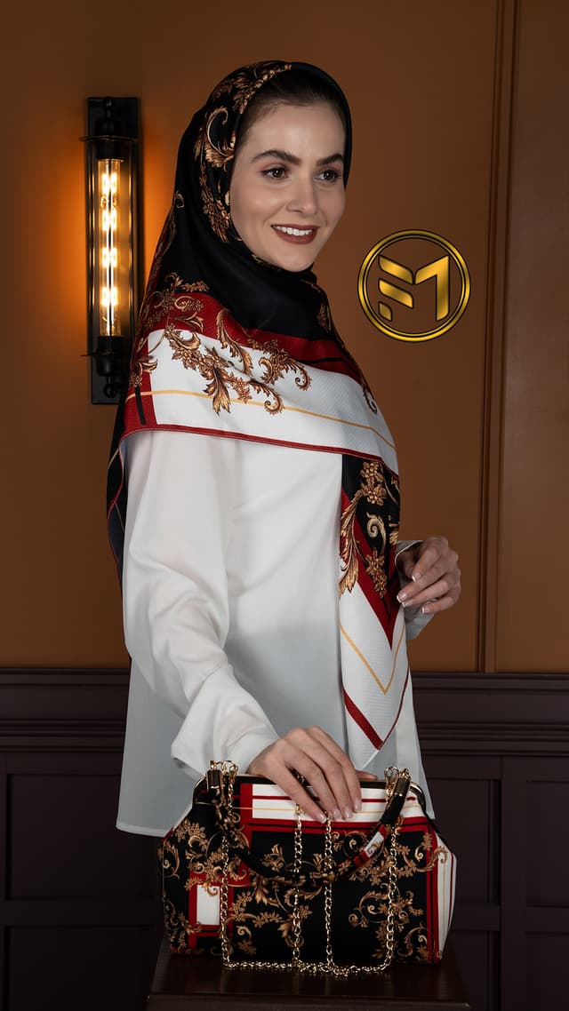 ست کیف نوستالژی و روسری کد 50