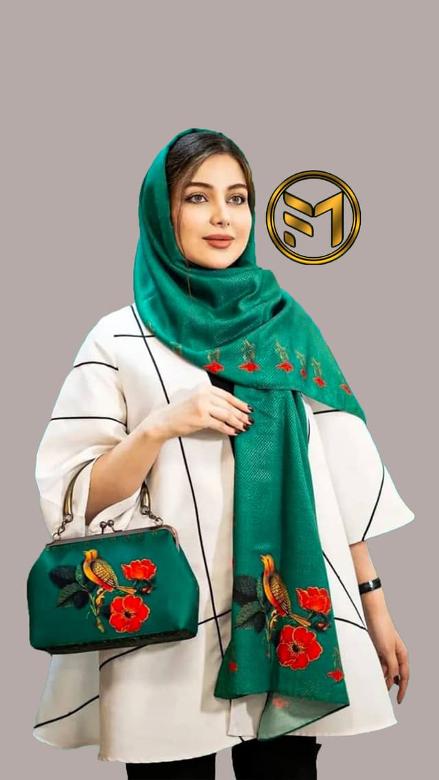ست کیف نوستالژی و روسری کد 31