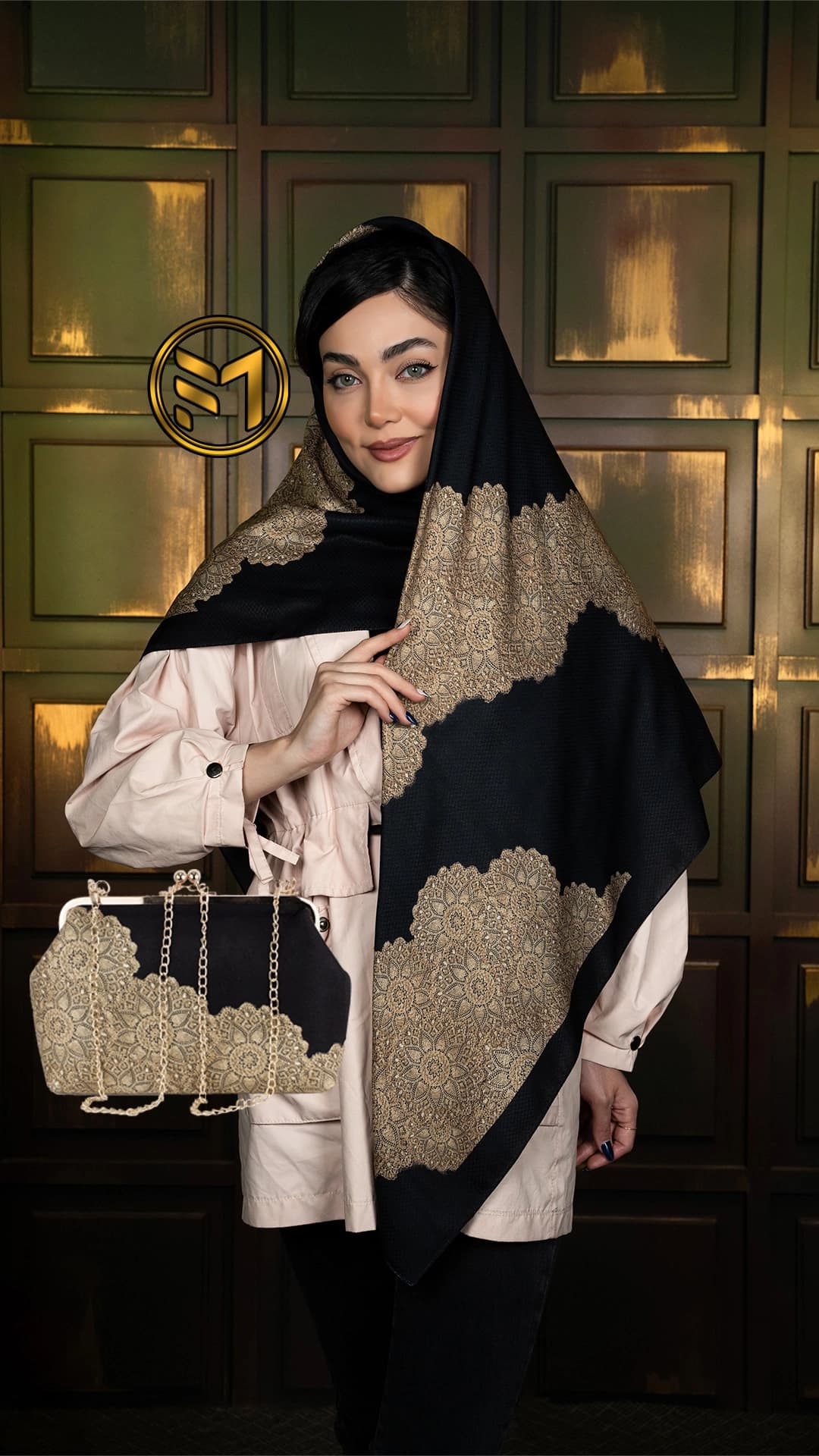 ست کیف نوستالژی و شال کد 431 - 2