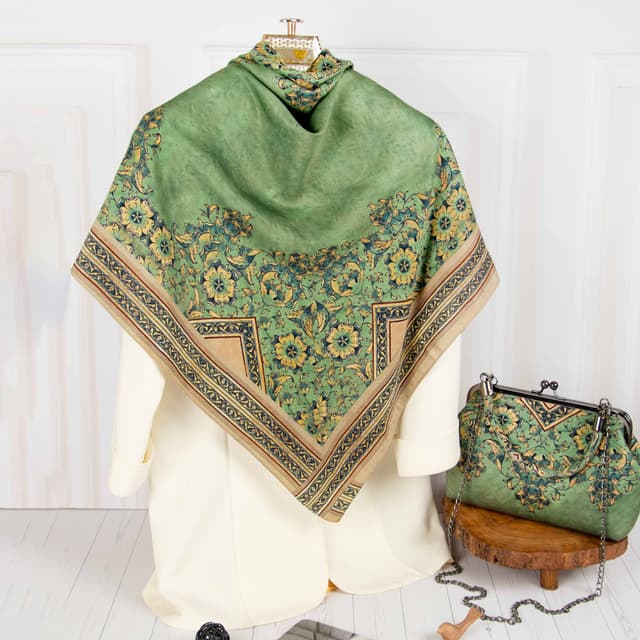 ست کیف نوستالژی و روسری کد 816