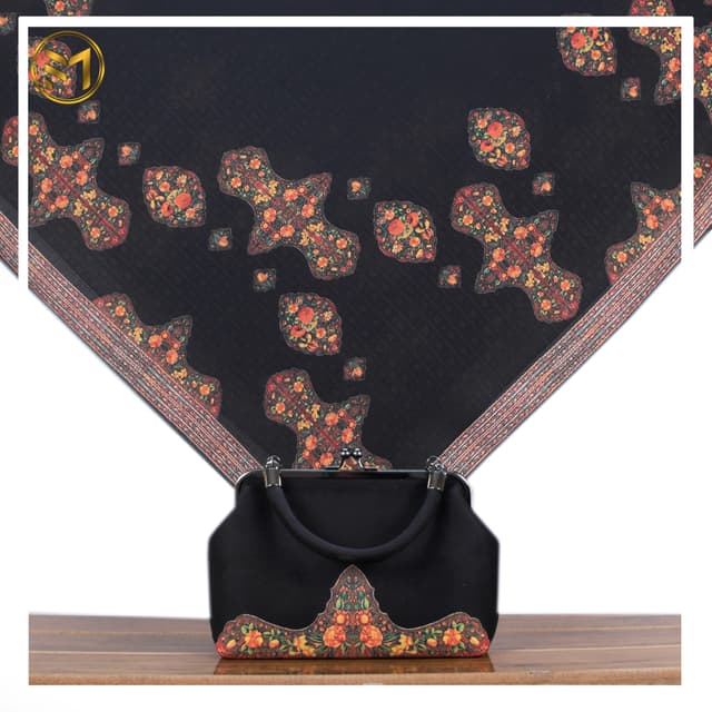 کیف نوستالژی و روسری کد 78